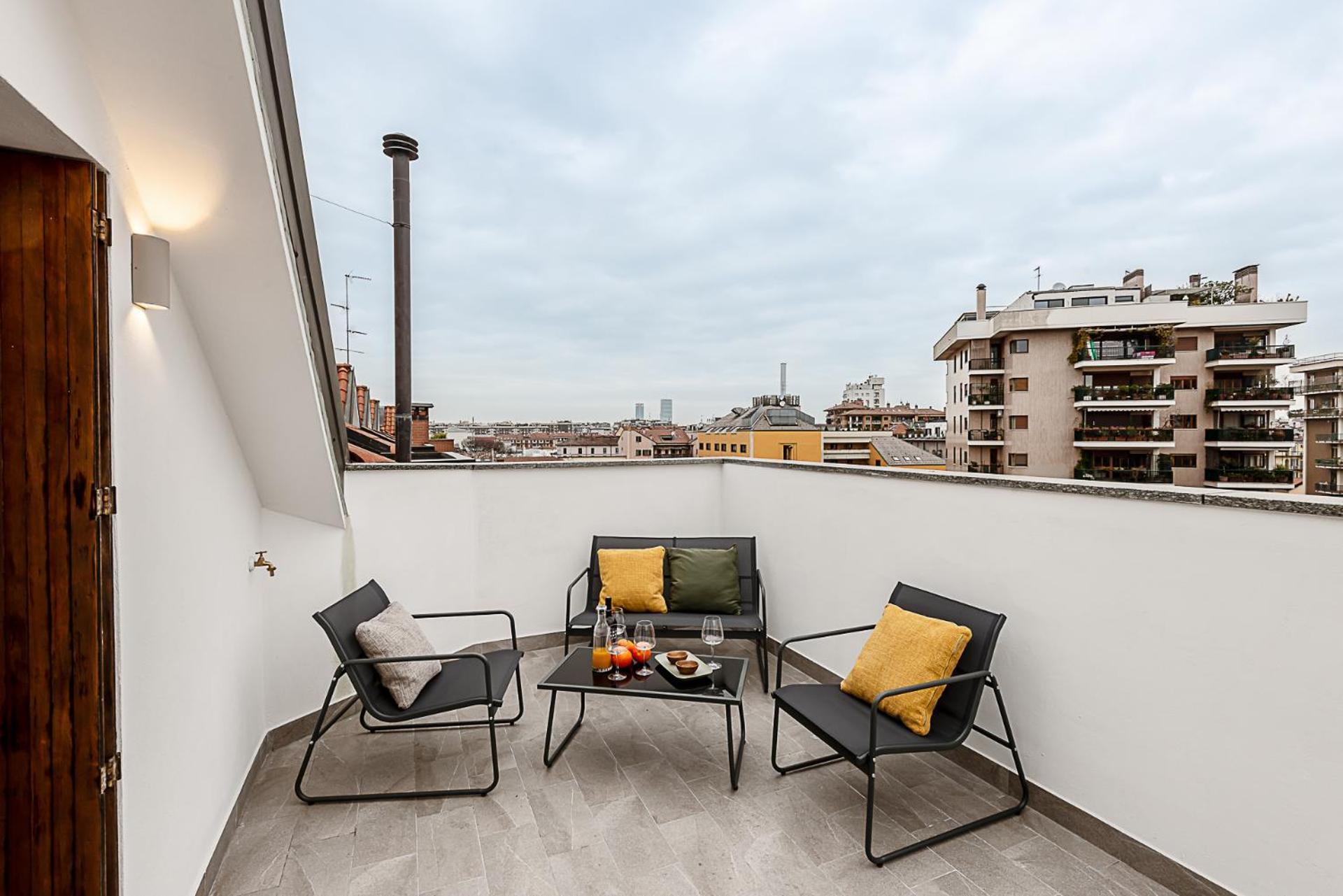 Stayeasy Argelati40 - Penthouse With 2 Bedrooms, 2 Bathrooms And Terrace - Navigli Mailand