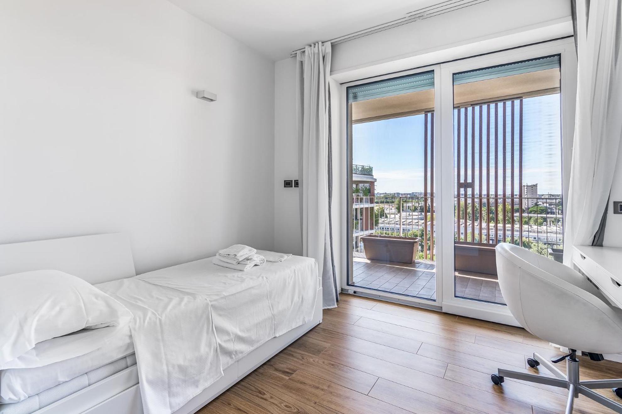 Apartment Penthouse Terrace Piranesi 4pax Wifi Mailand