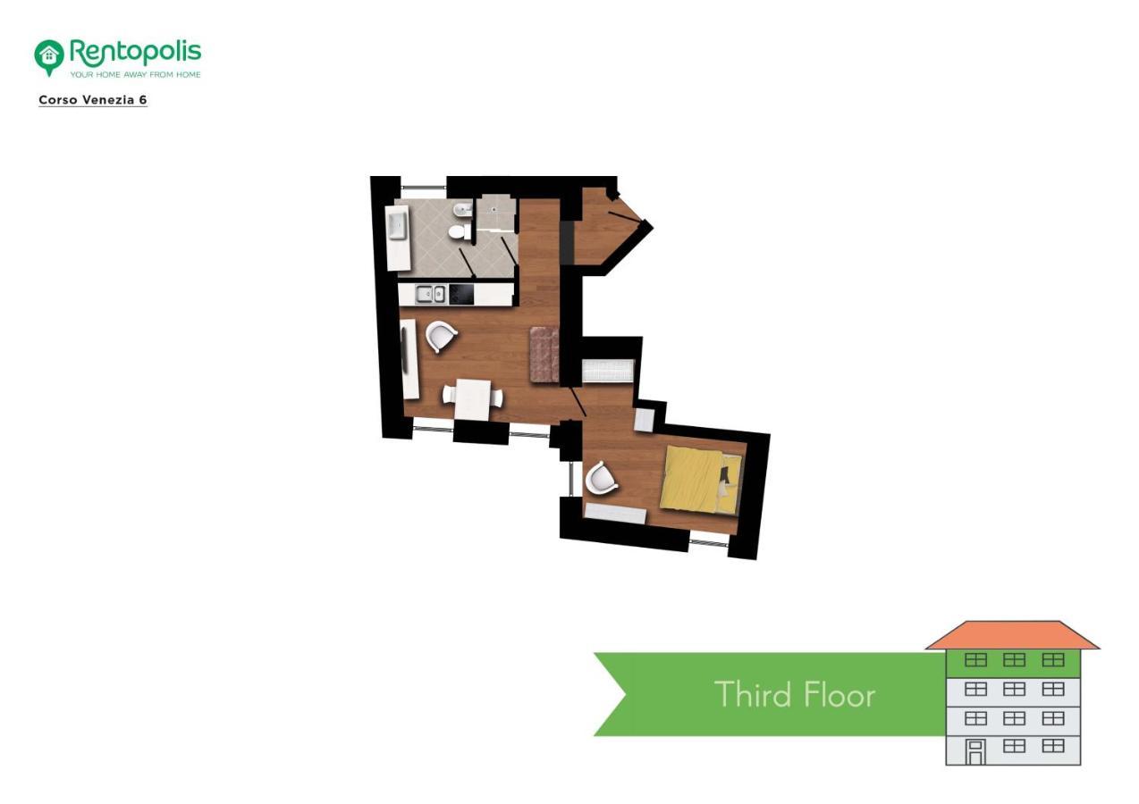 Chic 1bdr With Shared Terrace Steps From Duomo By Rentopolis