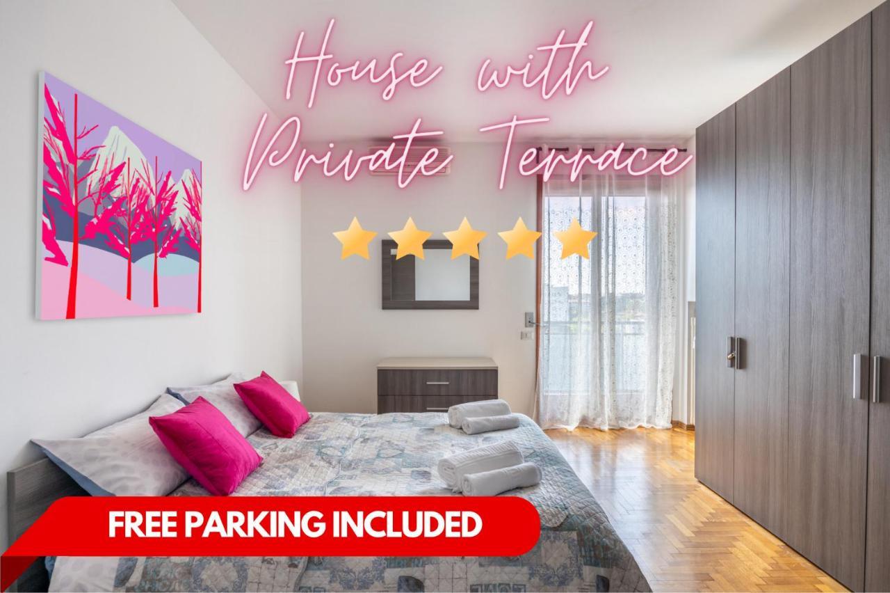 Terrazza Con Vistacasa Con Parcheggio Gratuito