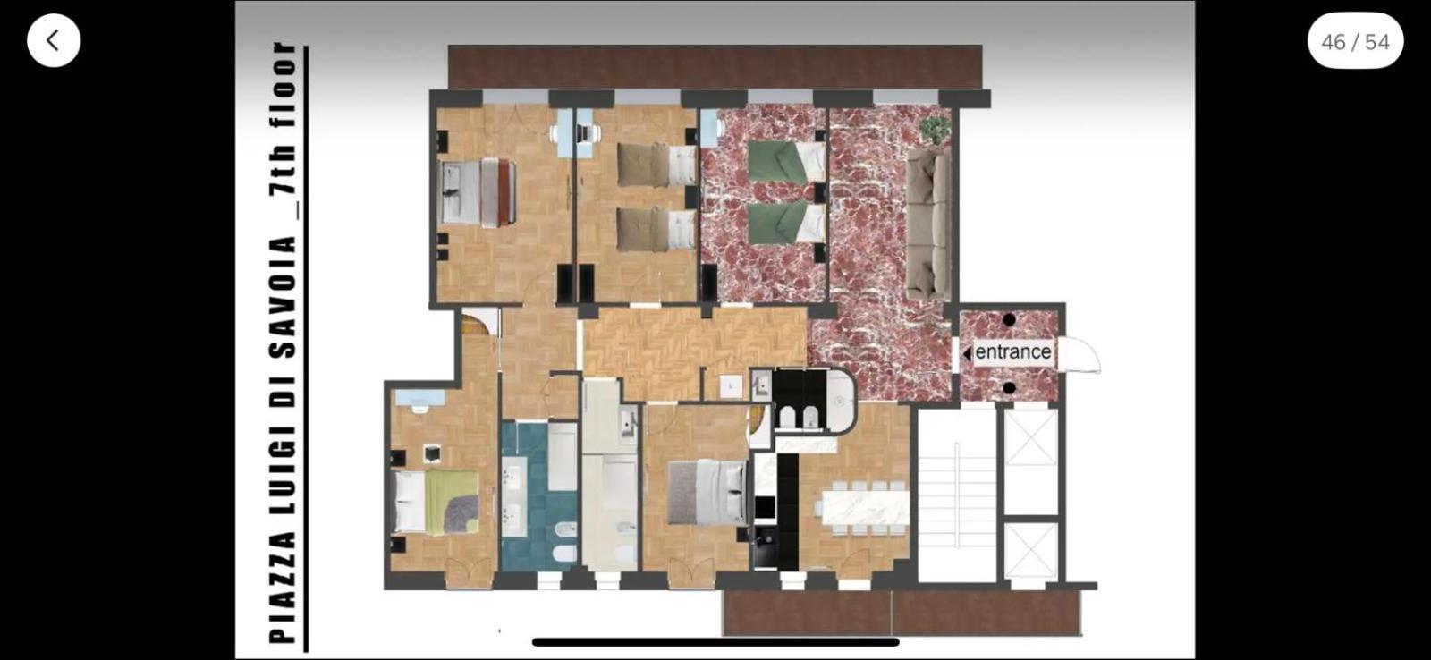 Apartment Private Luxury 5 Bedroom - Station