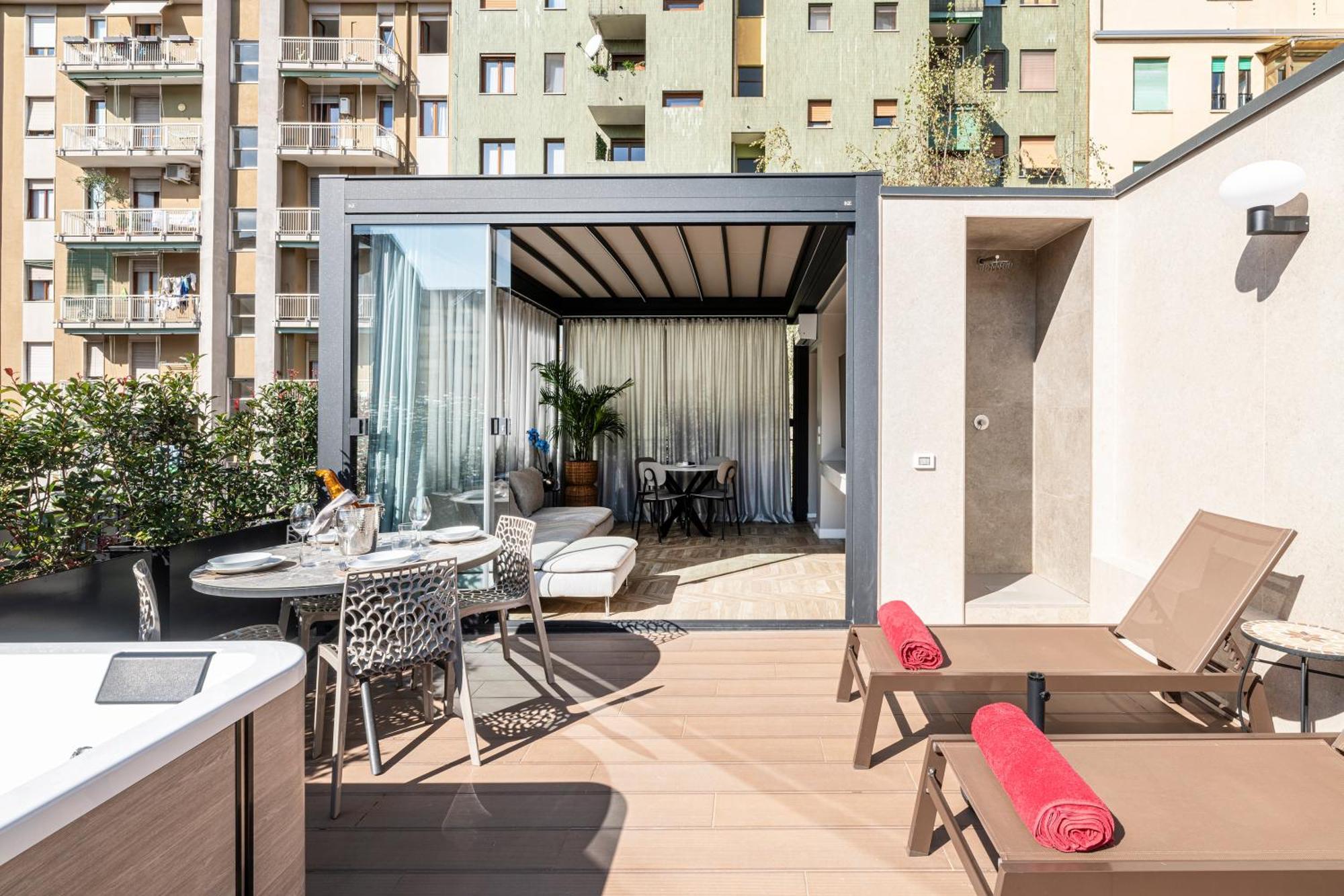 Apartment Modigliani Terrace Jacuzzi Golden House Milan