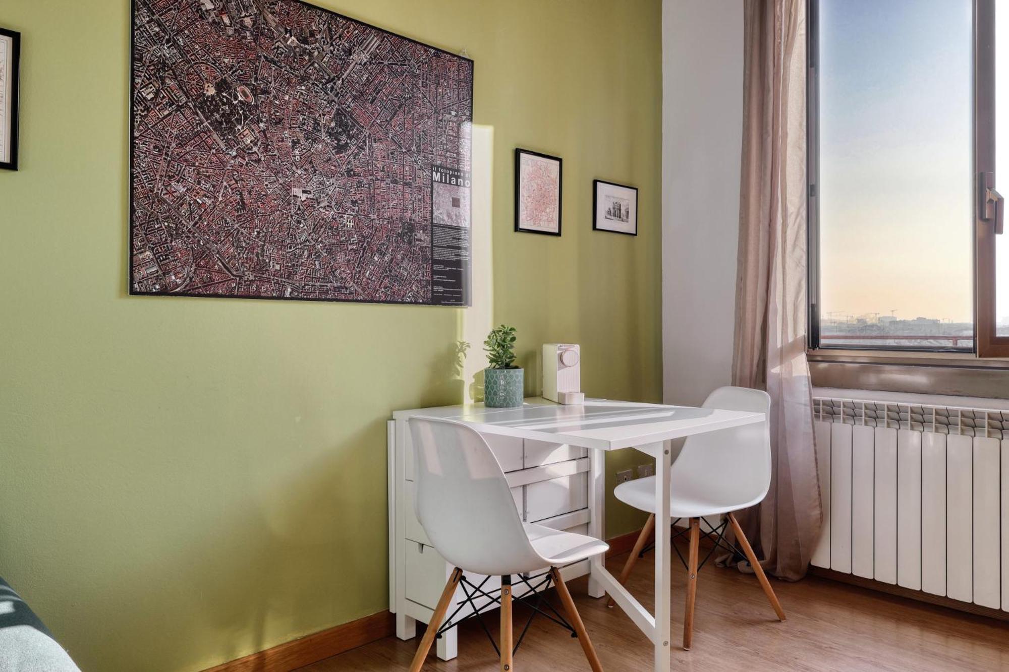 Apartment View, Elegant In Milan's Rooftops Milan