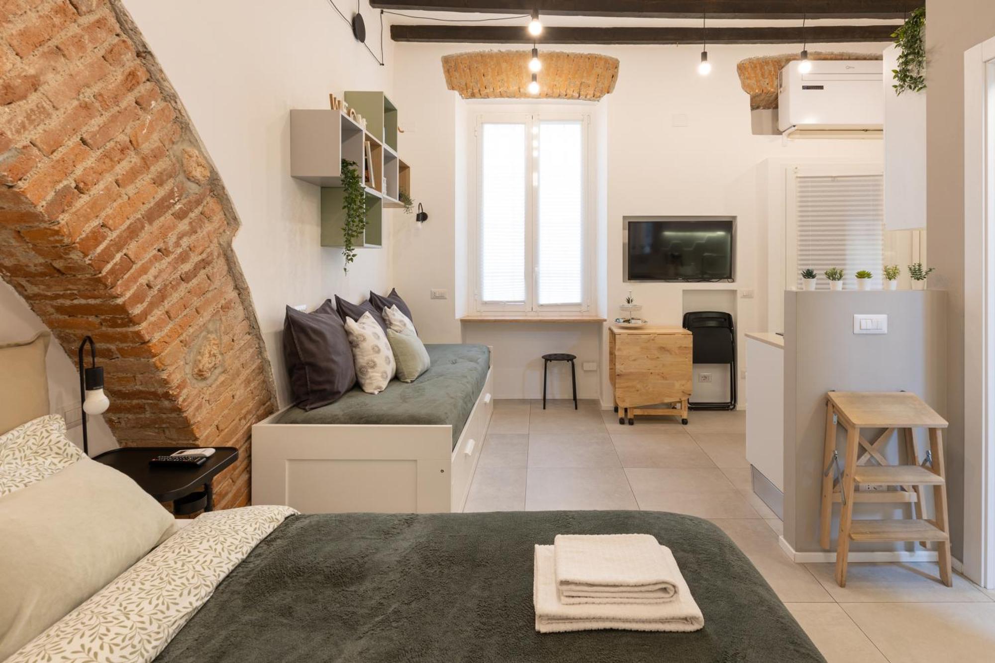 Bricks & Beams In The Key Area Of Apartamento Milão