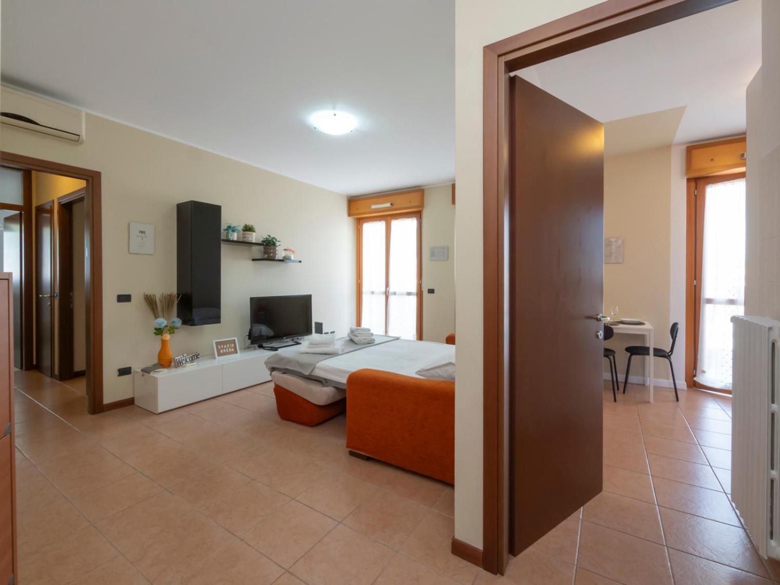 Spazio Breda - Free Garage, Metro M1, Balcony Apartment *