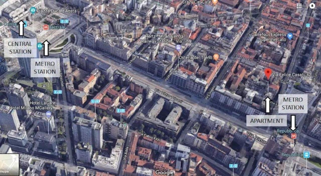 Apartamento Mm3/repubblica A 5 Minuti Dal Duomo Milão