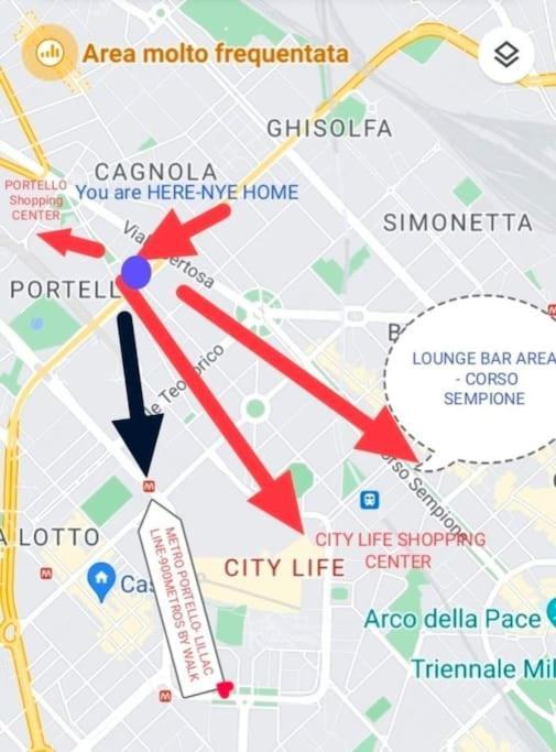 Nye-apart Portello-milan Fiera Life-san Siro-ippodromo- Allianz Cloud-cozy Flat With Big Terrace *