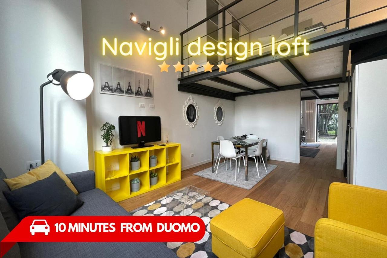 Navigli Design Loft - 7 Stops From Duomo, Ac, Netflix Apartment