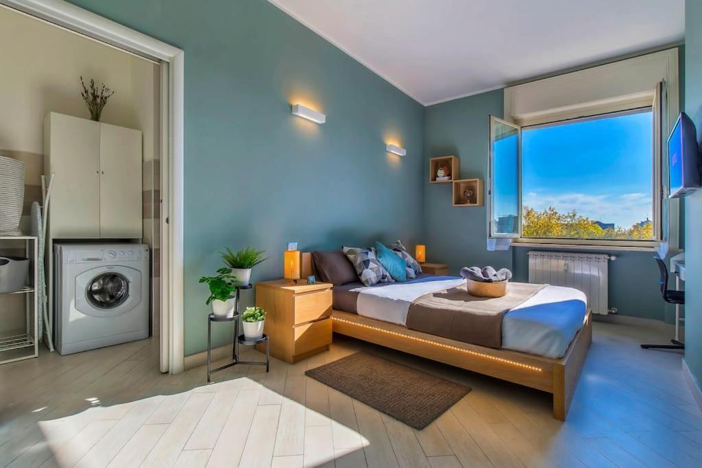 Charmy & Cozy Panoramic Flat 50m From M4 Stop Apartment *