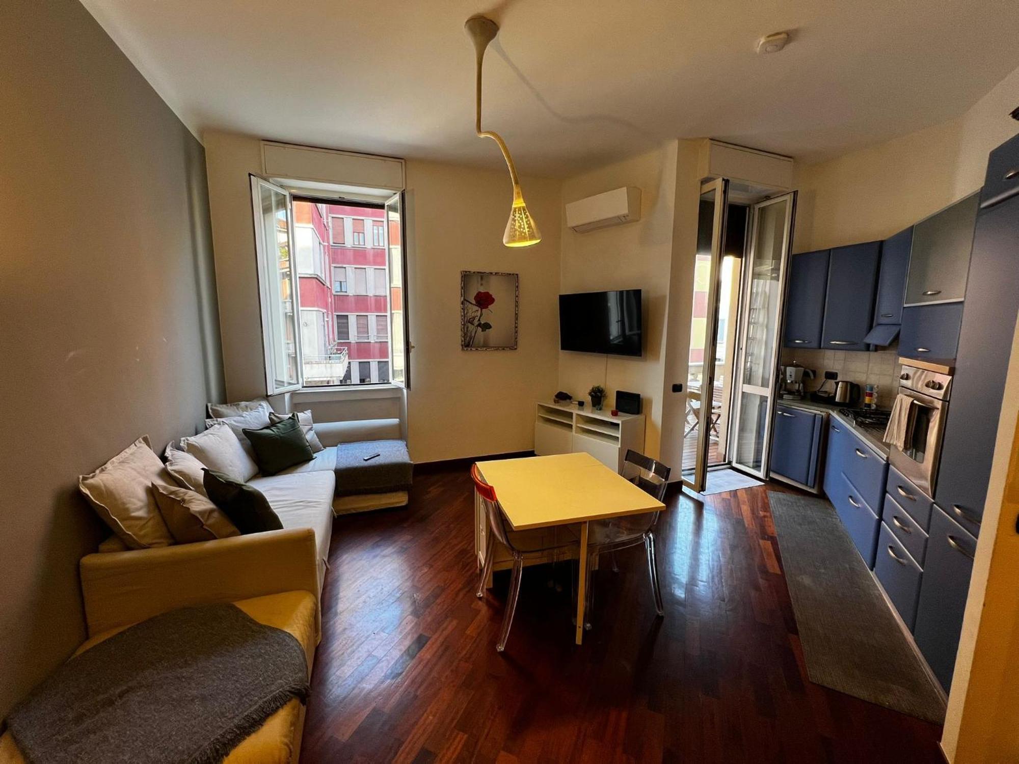 Guzzo B - Elegant Flat With Balcony At Bolivar M4 Metro * Milão