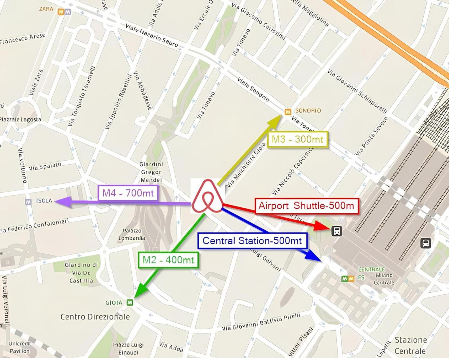 Ourjoy Condo, Free Parking, Ac, Wifi - M Gioia47, Station, Porta Nuova, Apartment Mailand