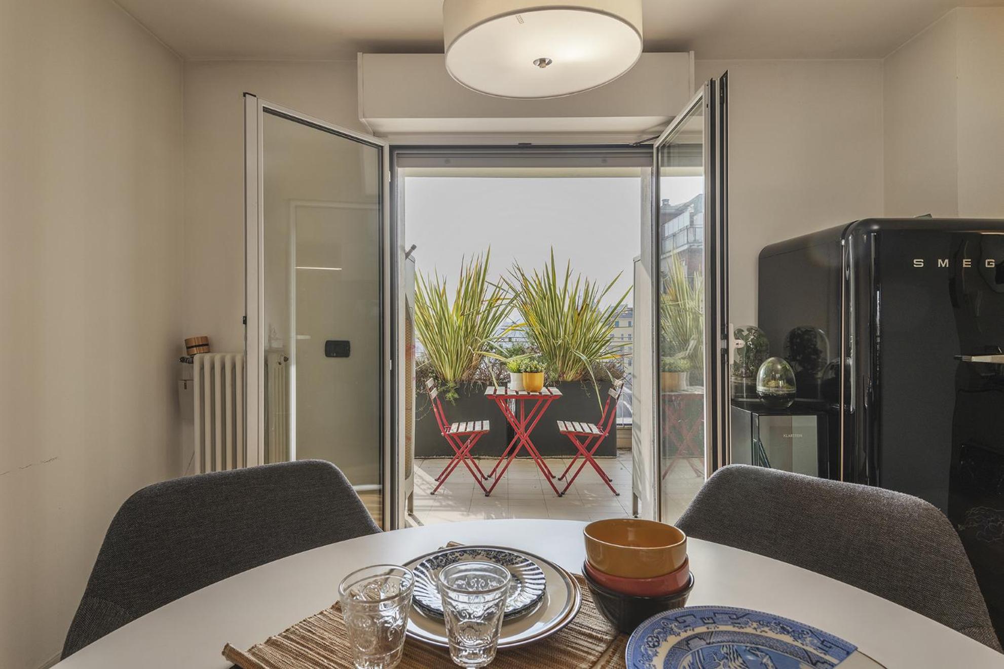 Giresio 41 - Your Penthouse With Rooftop Garden In Navigli - Wifi Apartamento Milão