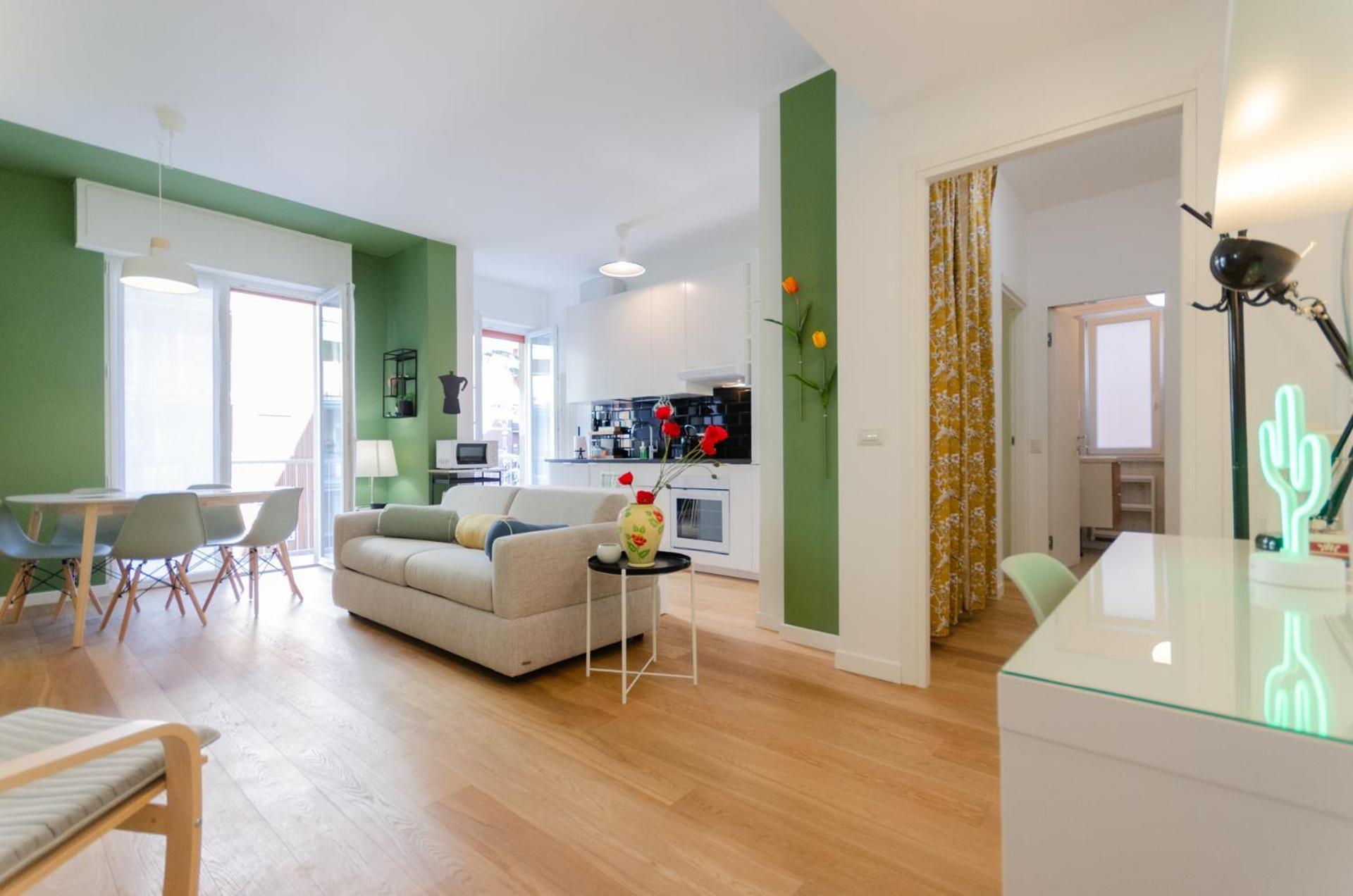 Apartment Vivimi Fiordalisi Stile & Comfort Vicino Metro Mailand