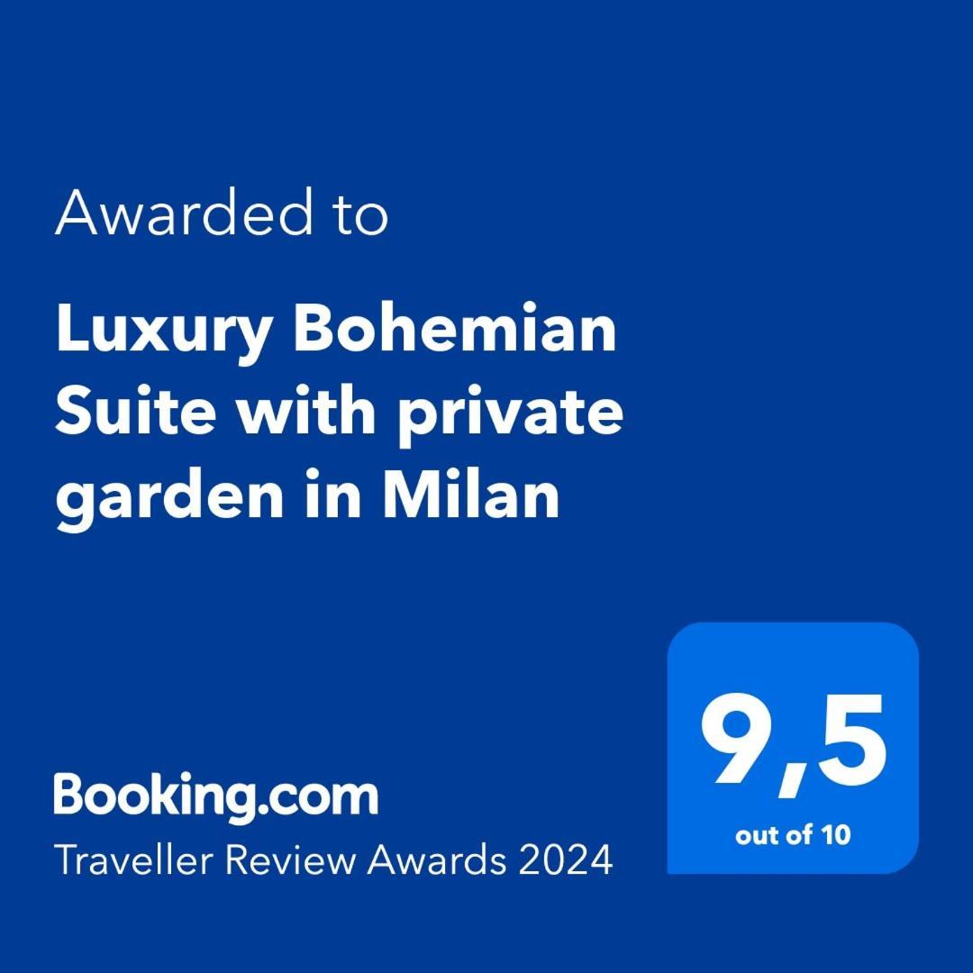 Luxury Bohemian With Private Garden In Apartment Mailand