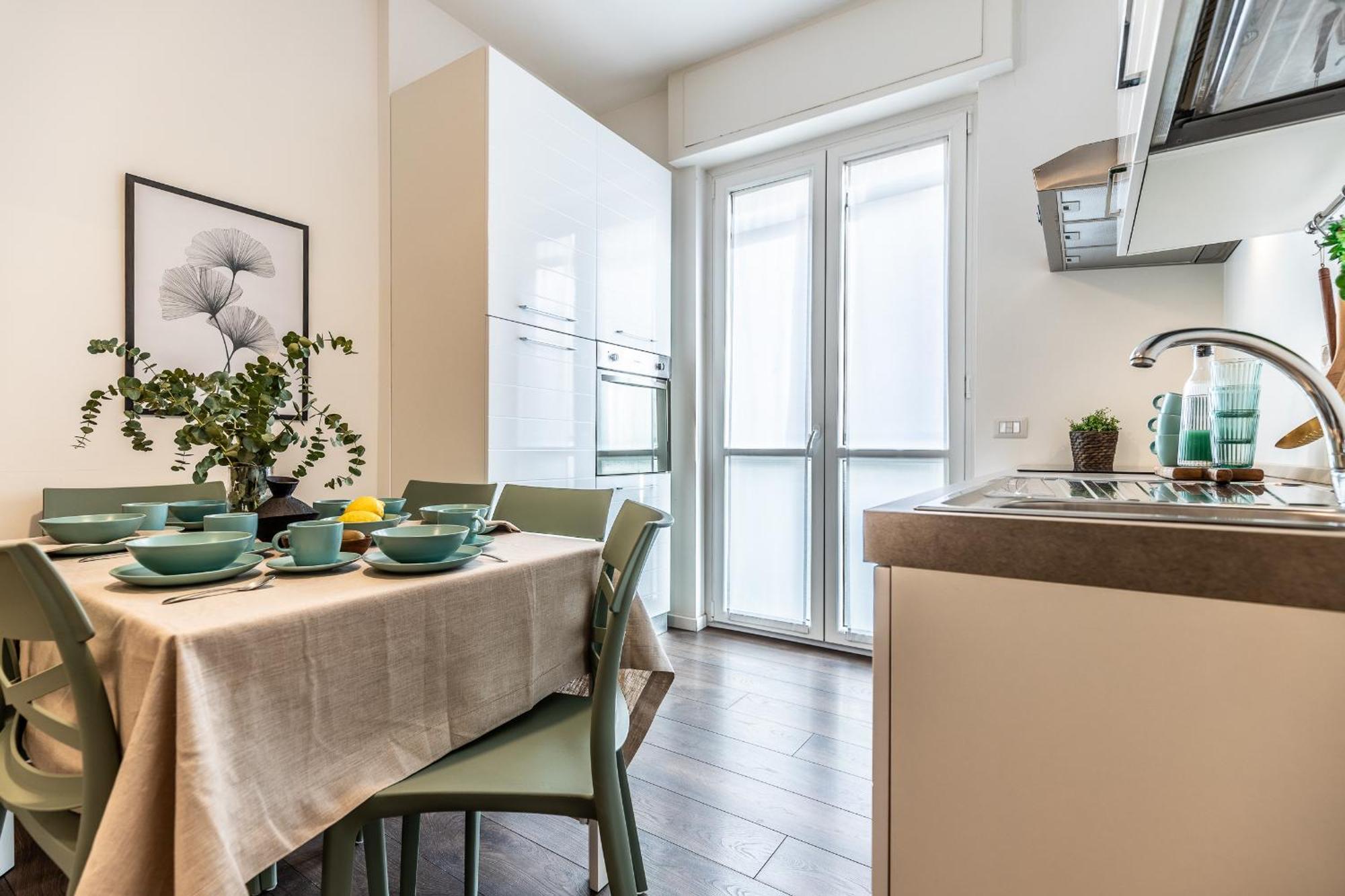 Stayeasy Cavalcanti - 3 Bedrooms, 2 Baths - Station Mailand