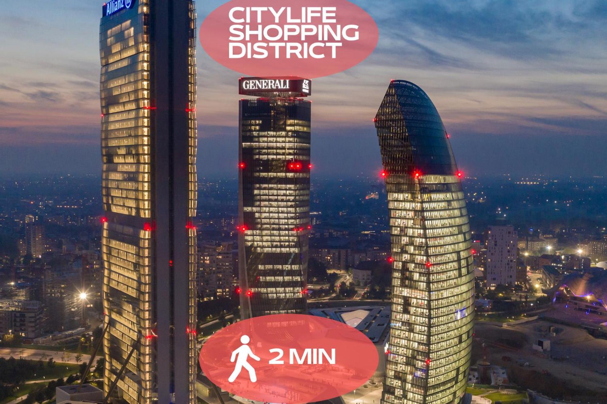 Elegant Citylife Apartment- Metro Access - Double Apartment Mailand