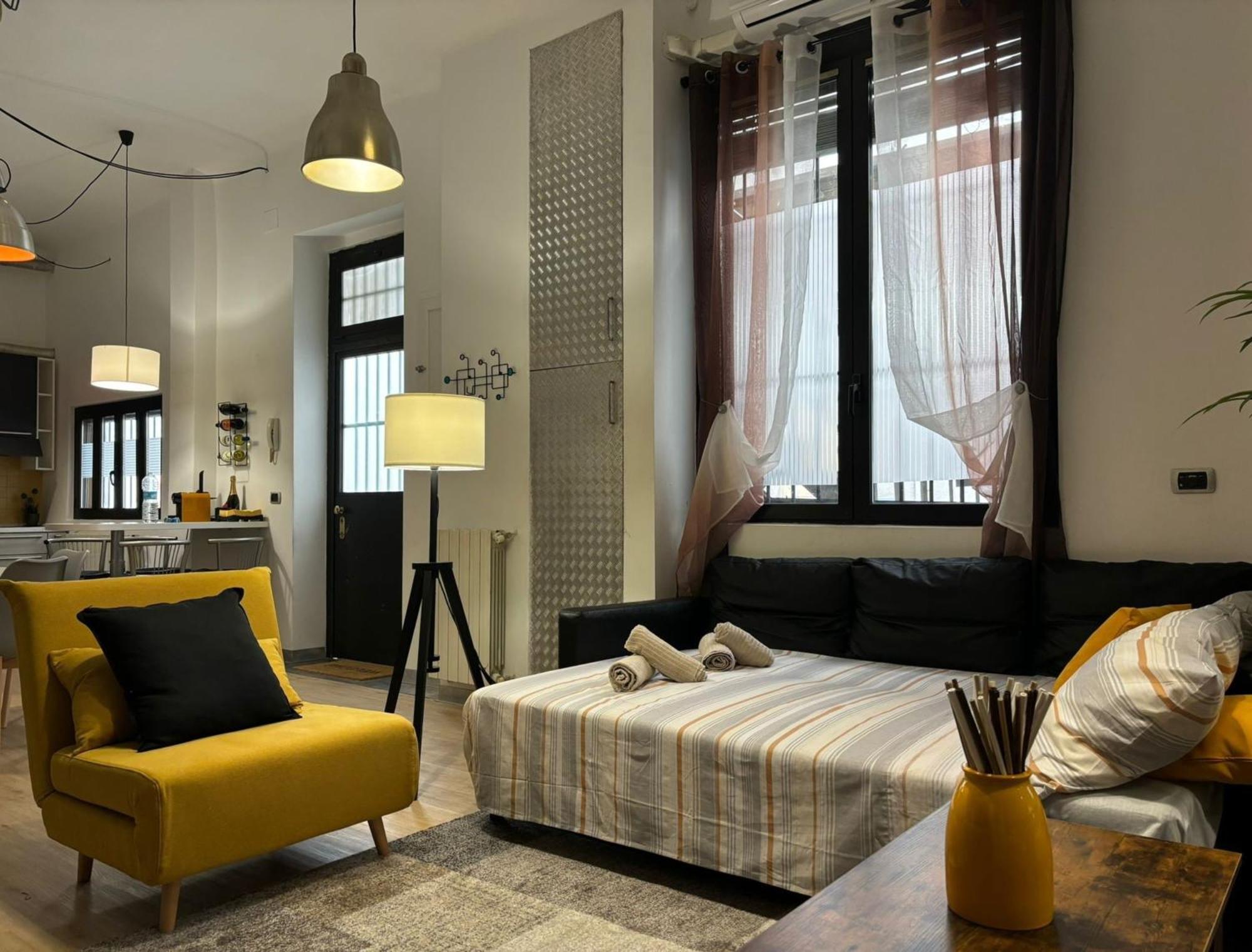 Apartment Industrial Loft In Maciacchini - Metro 50m Smartworking & Netflix Milan