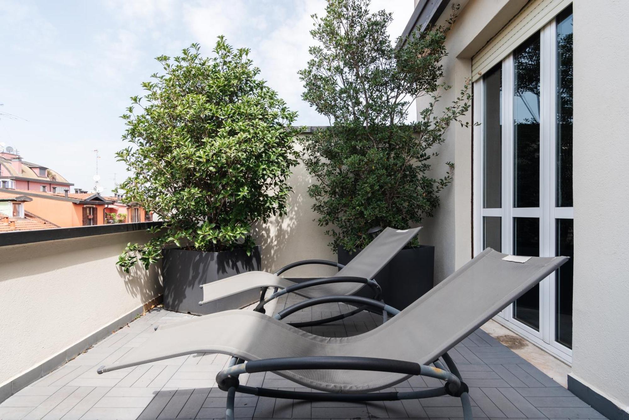 Favoloso Bilocale Con Terrazza Nel Cuore Di Apartment Mailand
