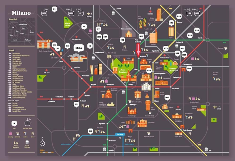 Apartment Taxi No-Need B&B - Metro, Train Station, Nightlife And Restaurants *