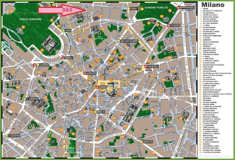 Taxi No-Need B&B - Metro, Train Station, Nightlife And Restaurants Mailand