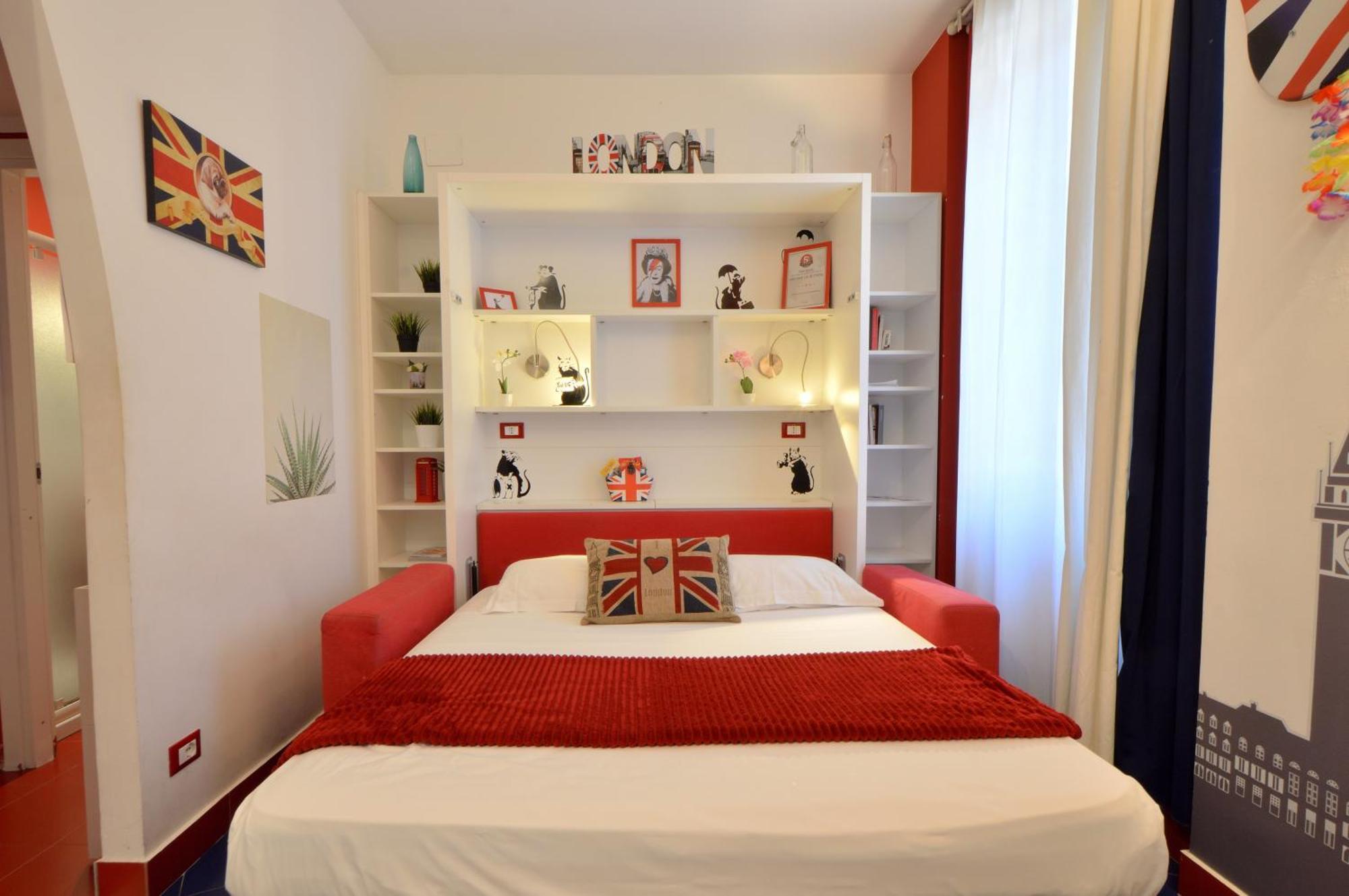 Bellissimo Mini Deluxe Di Design E A Tema Inghiterra - Potente Wi-fi Ottimo Il Collegamento Con Aeroporto Di Malpensa E Rho Fiera, Vicino A 3 Linee Metropolitane * Mailand