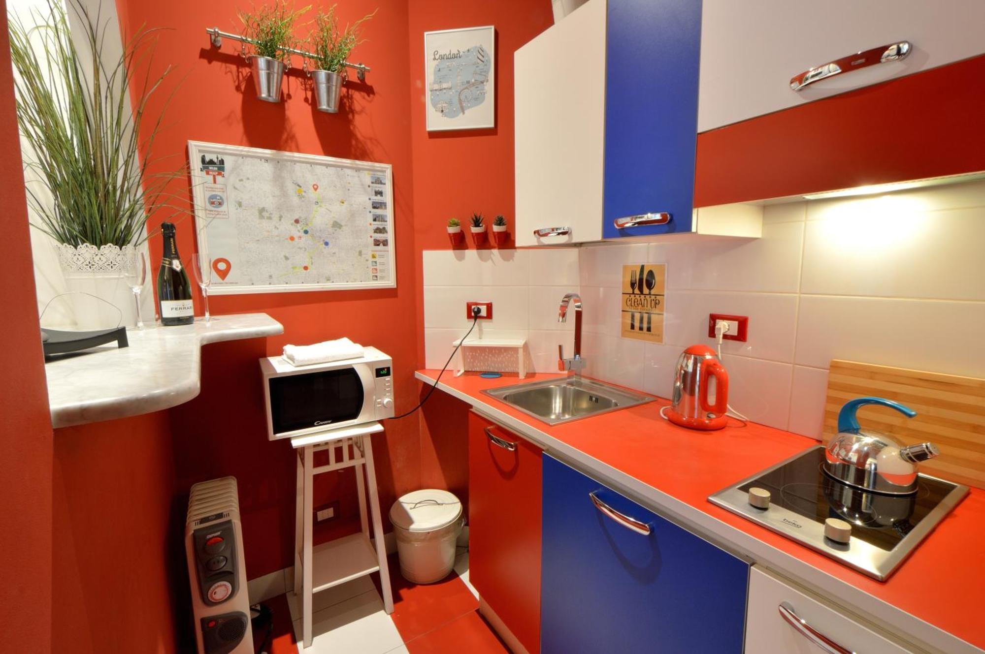 Bellissimo Mini Deluxe Di Design E A Tema Inghiterra - Potente Wi-fi Ottimo Il Collegamento Con Aeroporto Di Malpensa E Rho Fiera, Vicino A 3 Linee Metropolitane Apartment Mailand