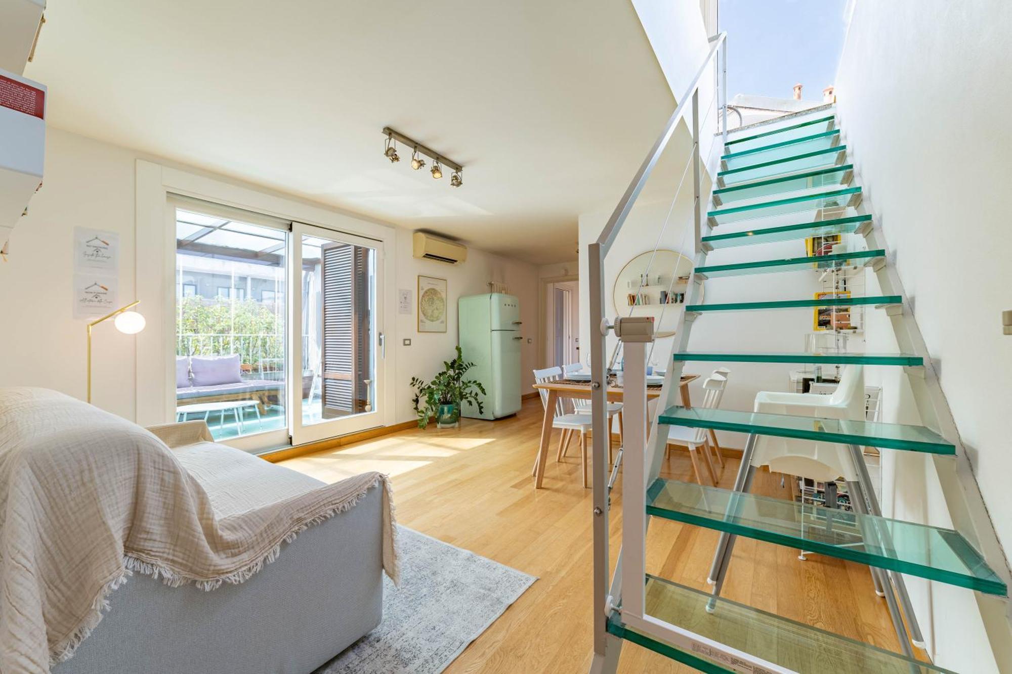 10' Navigli, Penthouse With Panoramic View Apartamento *