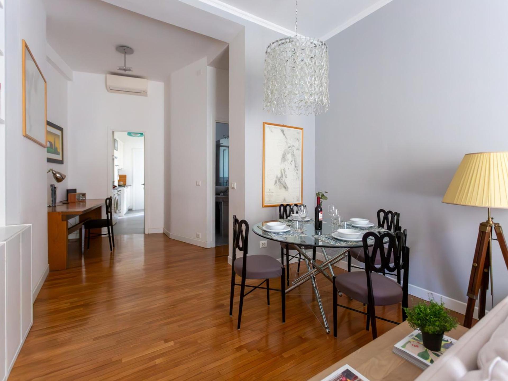 The Rent - Spacious Two-bedroom In Crocetta Apartment
