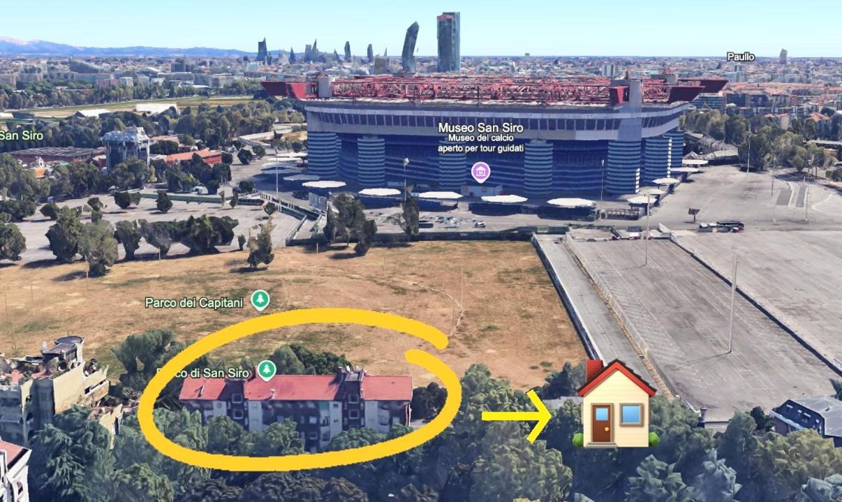 Free Park, 100m From San Siro, Derby Two-room Apartment Mailand