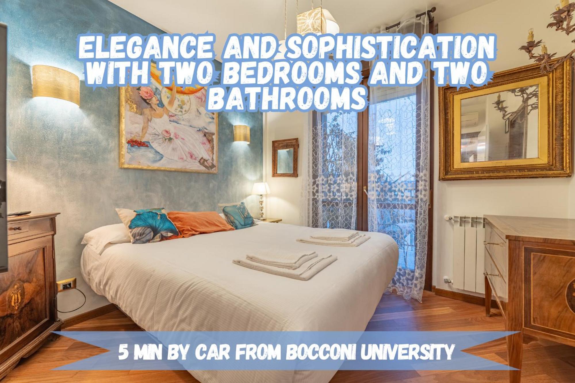 Apartment 5' From Bocconi With 2 Bedr And 2 Bathr