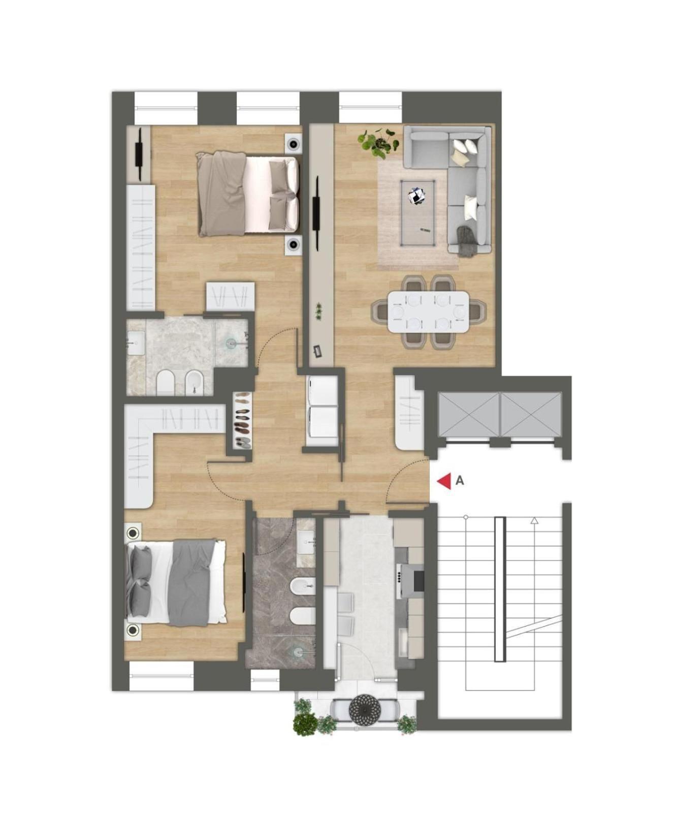 Apartment Palazzo Fontana Duomo View Golden House