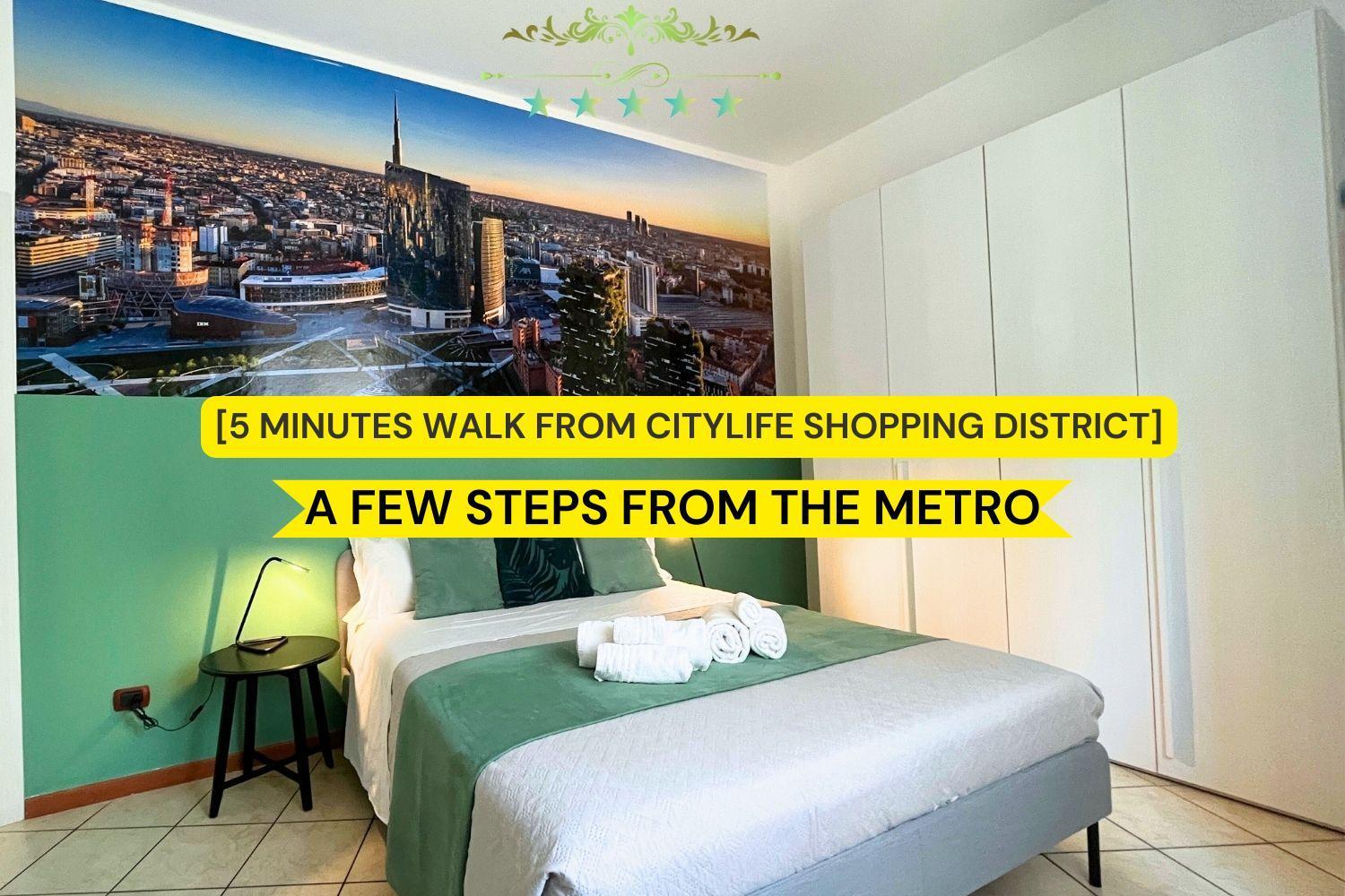 Elegant Citylife Apartment- Metro Access - Double Apartment Mailand