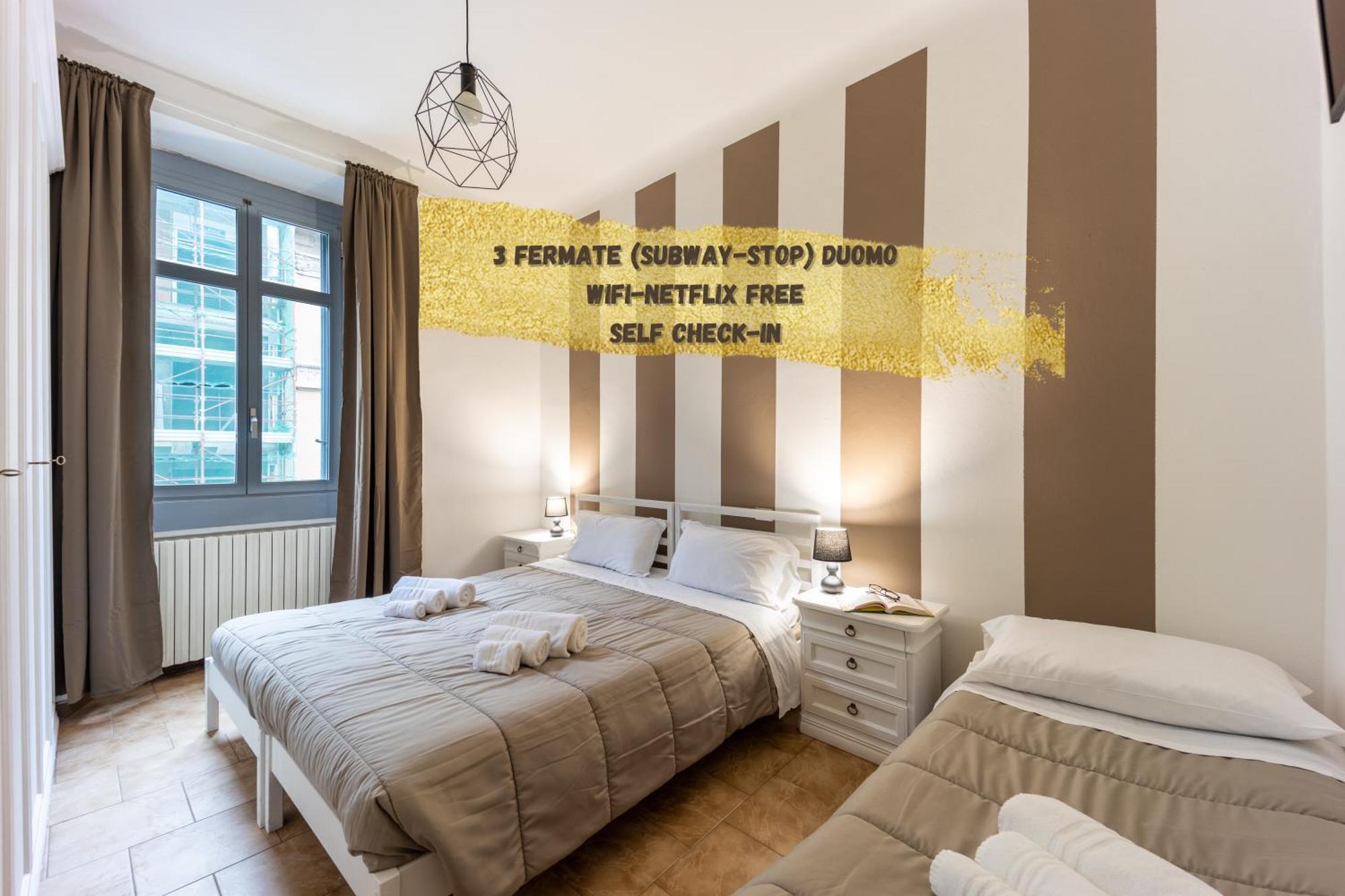 Elegant Near Metro Porta Romana,3 Fermate Subway-stop A Duomo, Wifi-netflix Free Apartment Milan