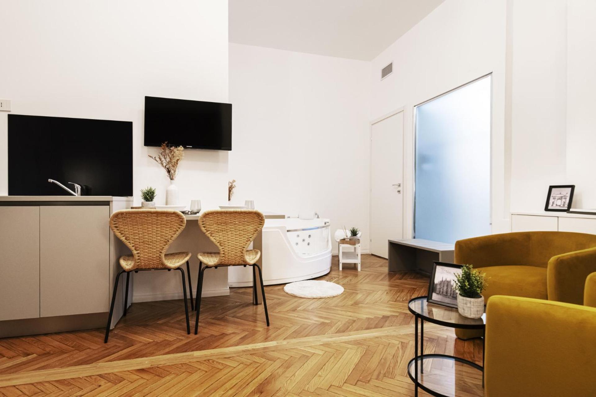 Easylife - Cav102 Raffinato Mono Con Jacuzzi In Apartment Mailand