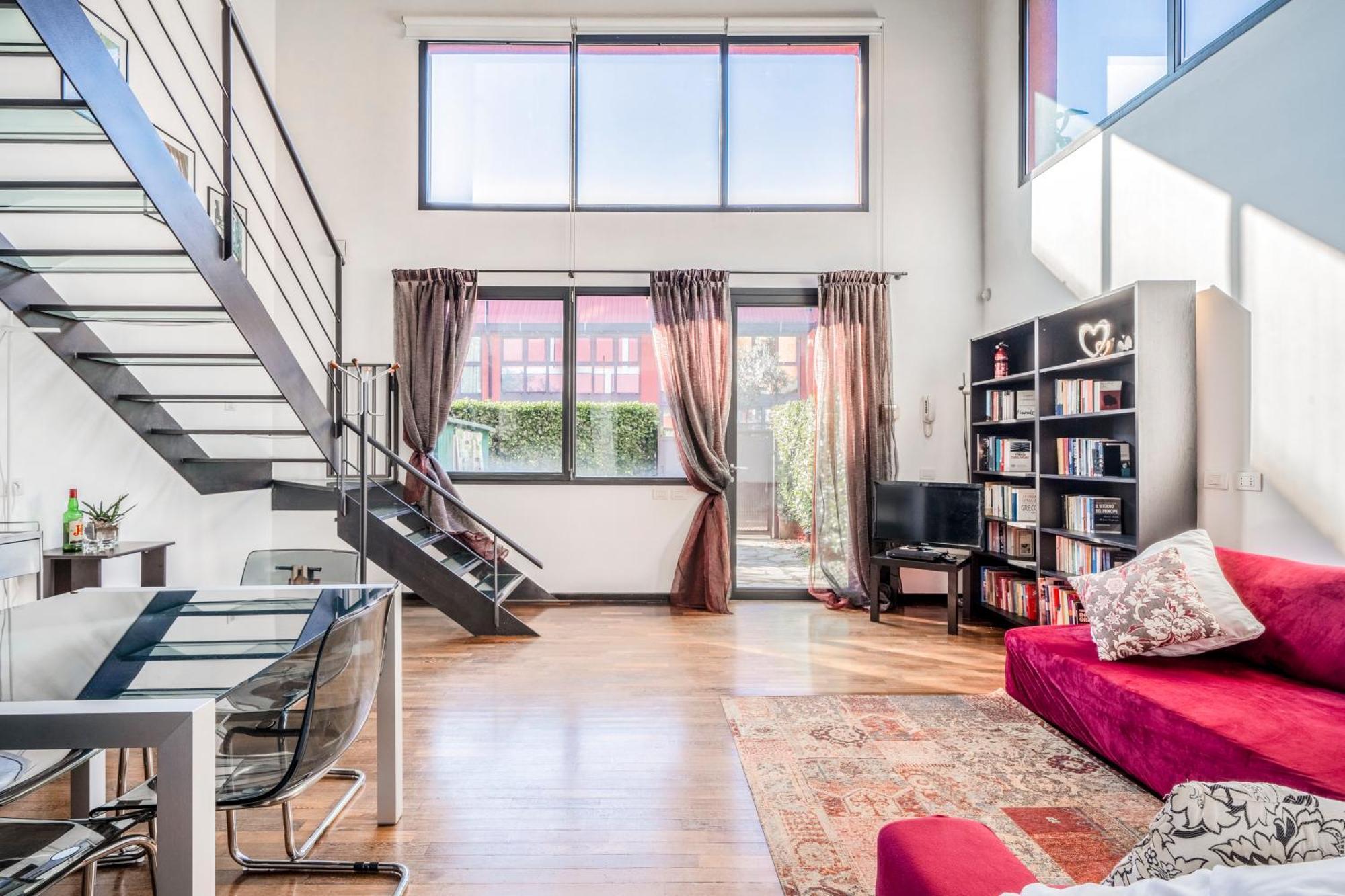 Red Lofty Milano- Loft Moderno Comodo Per Ippodromo, San Siro, Fiere E Politecnico, Parking Apartment Mailand