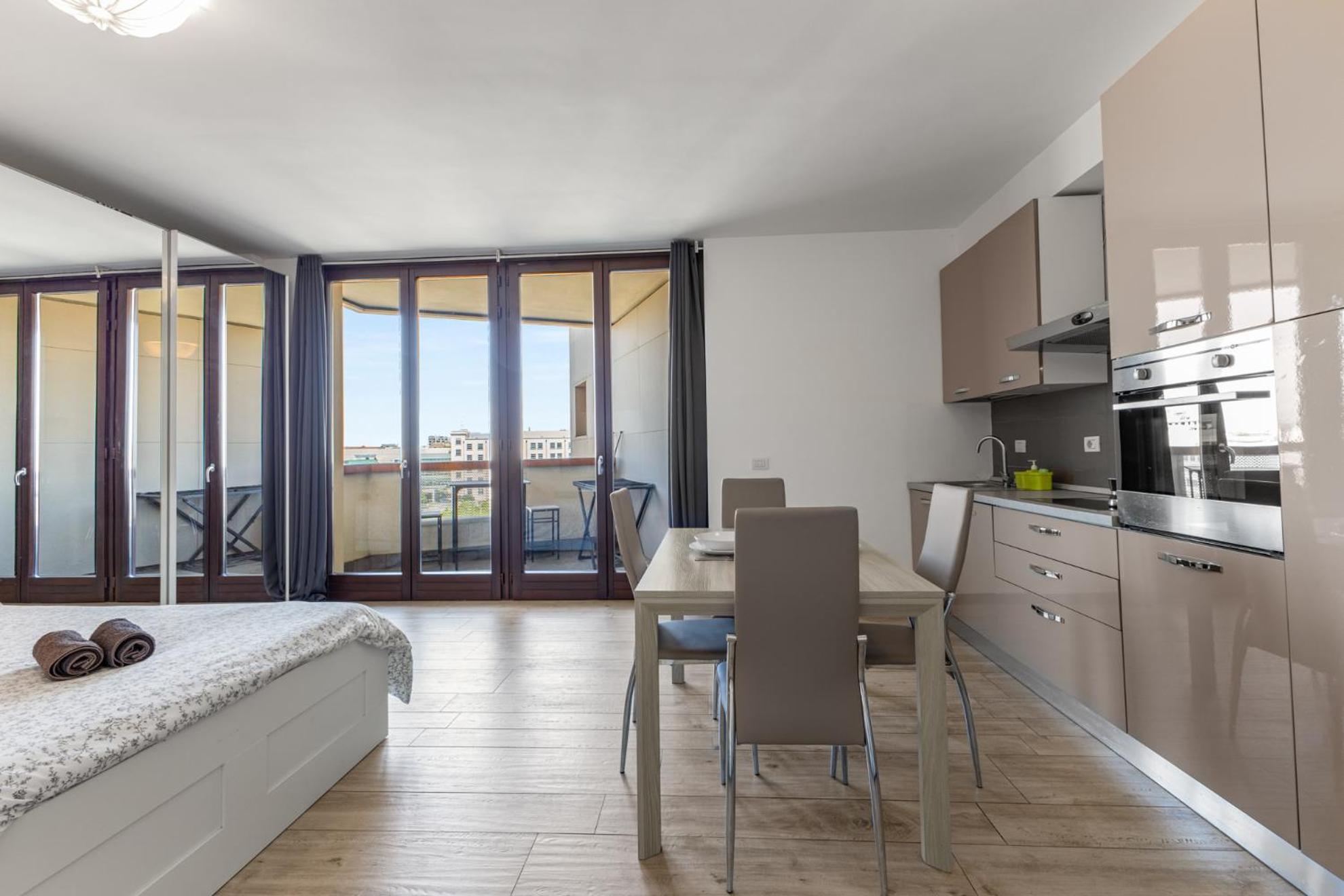 Monolocale Con Balcone Self Check In Sempione Apartment Mailand
