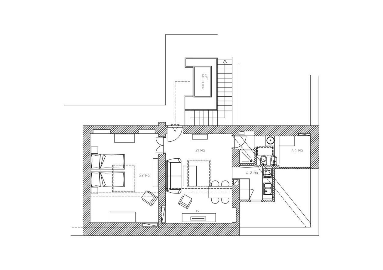 Quite And Lovely Attic - Paolo Sarpi 8 - Location Apartamento *