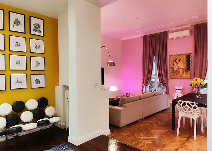 Designed Pop Apartment 2 Bedrooms, 2 Baths In Milan Center - Wifi, Ac, Steps From Subway M1 And M2, Central Station And Airport Connected