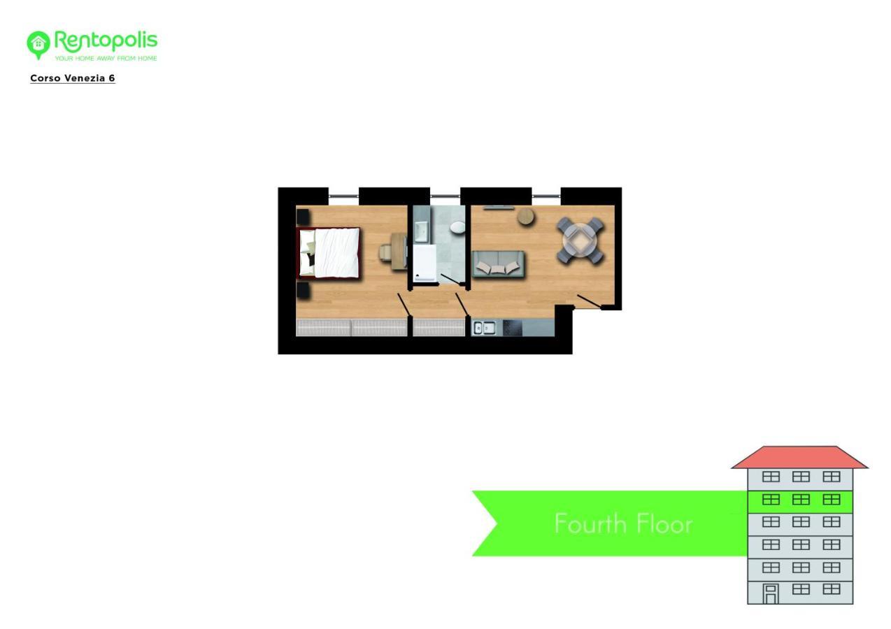 Apartment Elegant Near Brera Area Mailand