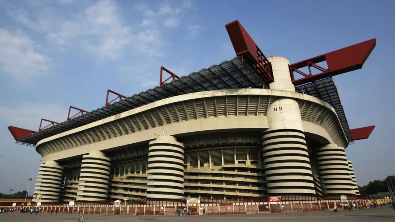 Near San Siro Stadium Milan