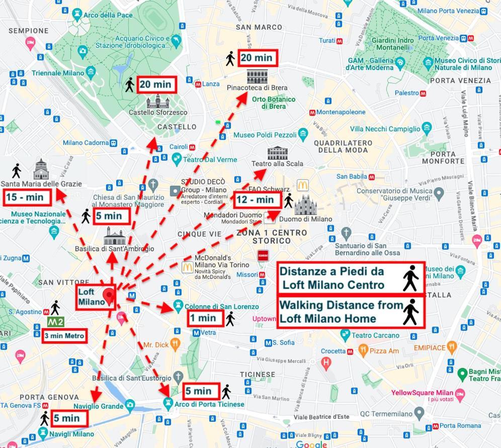 Loft Centro, 10 Min From Duomo * Mailand