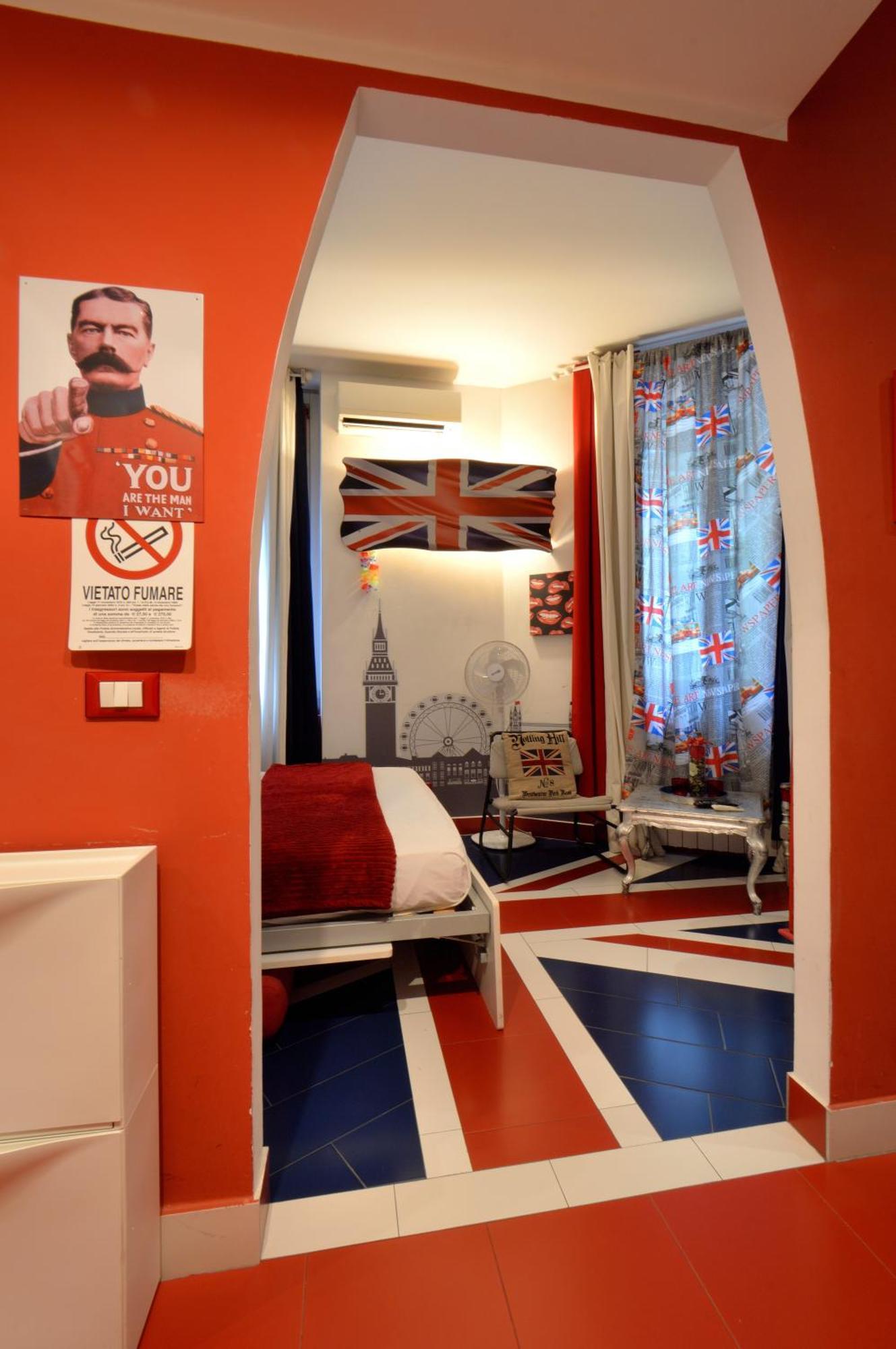 Bellissimo Mini Deluxe Di Design E A Tema Inghiterra - Potente Wi-fi Ottimo Il Collegamento Con Aeroporto Di Malpensa E Rho Fiera, Vicino A 3 Linee Metropolitane * Milão